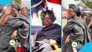 Lady Julia Osei Tutu captivates mourners with her natural beauty at Asantehemaa's funeral