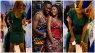 See me smiling like mumu: Kennedy Osei and wife Tracy grind at a wedding reception, Video causes massive stir