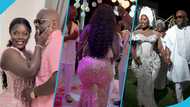 Heavily endowed Ghanaian mom causes a stir with her dance moves at her daughter's christening