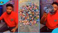 Ghanaian man opens Susu box, rejoices over money saved for Christmas