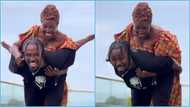 Dancegod Lloyd celebrates mum, carries her on his back on Mother's Day