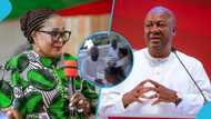 Mahama and Lordina share packages at his Thanksgiving Service after being declared president-elect, video