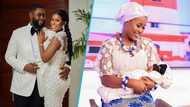 Berla Mundi gives motherly love to a baby doll, photos spark emotions: "You'll birth twins in future"