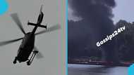 Two people killed after helicopter crashes into a barge on the Mississippi River, video