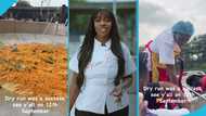 Hilda Baci cooks jollof rice in her giant pot, tests it in a video ahead of record-breaking attempt