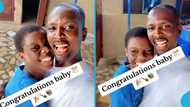 GH man celebrates his first daughter after completing SHS: "Come and see what the Lord has done"