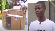Ghanaian teen develops prototype water purification system for GSTEP project; speaks in video