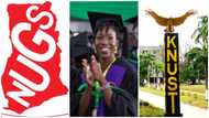 KNUST deferment saga: NUGS promises to pay school fees for 3,000 affected students