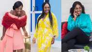 Emelia Brobbey shows confidence is her best trait as she steps out in short jumpsuit flaunting expensive Gucci bag