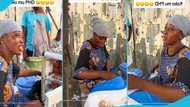 Koko seller surprises many as she speaks fine English while attending to customer