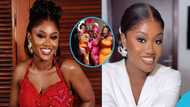 Ghanaian bride slaying a breathtaking pink halter neck can't keep calm as her sister hypes her in video