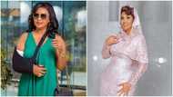 Nana Ama McBrown Slays In Beautiful Outfit In New Photos; Poses In front Of Expensive Range Rover