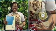KNUST alumnus Elizabeth Codjoe wins prestigious award in Dublin, peeps react: "Mama, I made it"