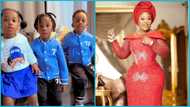 Obofour's wife celebrates 4th birthday of their triplets in the US, videos awe many