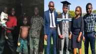 4 Siblings touch the hearts of many as a side-by-side picture of their level-up causes many to react