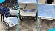 Young Ghanaian innovator creates solar-powered refrigerator for local vendors, video