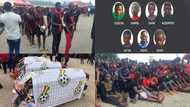 Sad photos and videos drop as 8 young footballers who died in Offinso accident are laid to rest