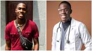 Young man celebrates becoming Medical Doctor after failing one of his papers & writing again