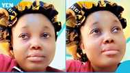 Ghanaian lady relocates abroad, weeps over hardship: "I come from a poor home"