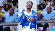Farida watches in awe as her father, President Mahama sings Shatta Wale's Mahama Paper verbatim