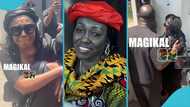 Nana Konadu Agyeman-Rawlings' sister breaks down in tears as she visits her home to mourn her death, video