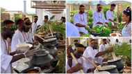 Handsome Ghanaian men dance to cook and serve delicious meals in video