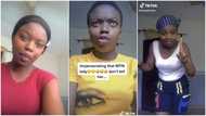 Lady mimicking MTN voice & saying 'your account is too low for this call' in video gets many reacting