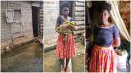 GH teenage mom living in flooded wooden house begs for help in emotional video: 'My baby is sick'