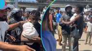 “The baby is my niece”: Suspicious man with newborn causes commotion at Circle