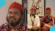Tears: Pete Edochie pays emotional tribute to late Alexx Ekubo as actor is laid to rest