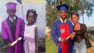 Transformational photos of cute siblings warms many hearts; netizens are in love with the lady's smile