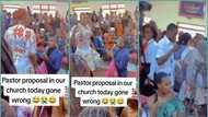 Lady slaps pastor who proposed to her inside the church, video causes buzz online