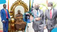 Former Ghana Publishing boss David Asante spotted riding in a Pragya
