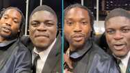 American rapper Meek Mill vibes with a Ghanaian fan in Dubai, video goes viral
