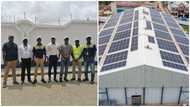 Mantrac Ghana unveils solar power installation at Fanmilk Kasoa depot