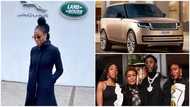 Proud of you: Burna Boy beams with joy as his sister Nissi designs new 2022 Range Rover, video of car wows many