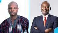 NPP supporters hoot and chase out Abronye over attacks on Kennedy Agyapong at Bawumia's campaign