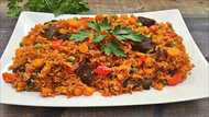 Traditional jollof rice Ghana recipe