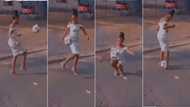 “Who is she?” Fascinating video shows skilled lady kicking soccer ball in heels