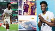 Kudus: Black Stars Star Visits Local Food Joint In Ghana In Video; Many Gush