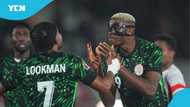 Osimhen, Lookman involved in heated exchange during Nigeria vs Mozambique