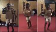 Give it up! Little kid 'scatters' dance floor with fast leg moves, nobody could come close (see video)