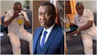 Ernest Ofori Sarpong: Osei Kwame Despite's 'brother' chills in viral video; folks say he is rich but humble
