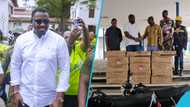 John Dumelo makes massive donation to GIMPA, photos drop as peeps applaud him