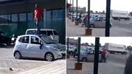 Man caught on video destroying cheating wife's car (video)