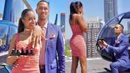 Romantic man proposes to lover with 5 engagement rings; asks her to choose the best