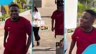 Abu Trica walks freely with baby mama Queenie at Accra High Court, video trends