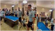 Black Stars speak Twi over a game of pool, video leaves many Ghanaians in awe