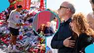 Diogo Jota's parents visit Liverpool's Anfield for heartbreaking tribute: Video