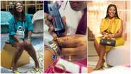 Diamonds nkoa: Jackie Appiah gets diamond bracelets tested in Dubai, proves she wears only real ones